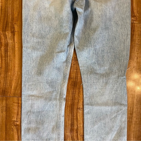 AGOLDE Women’s Riley High Rise Straight Distressed Crop Ankle Jean Size 26 - Picture 10 of 11